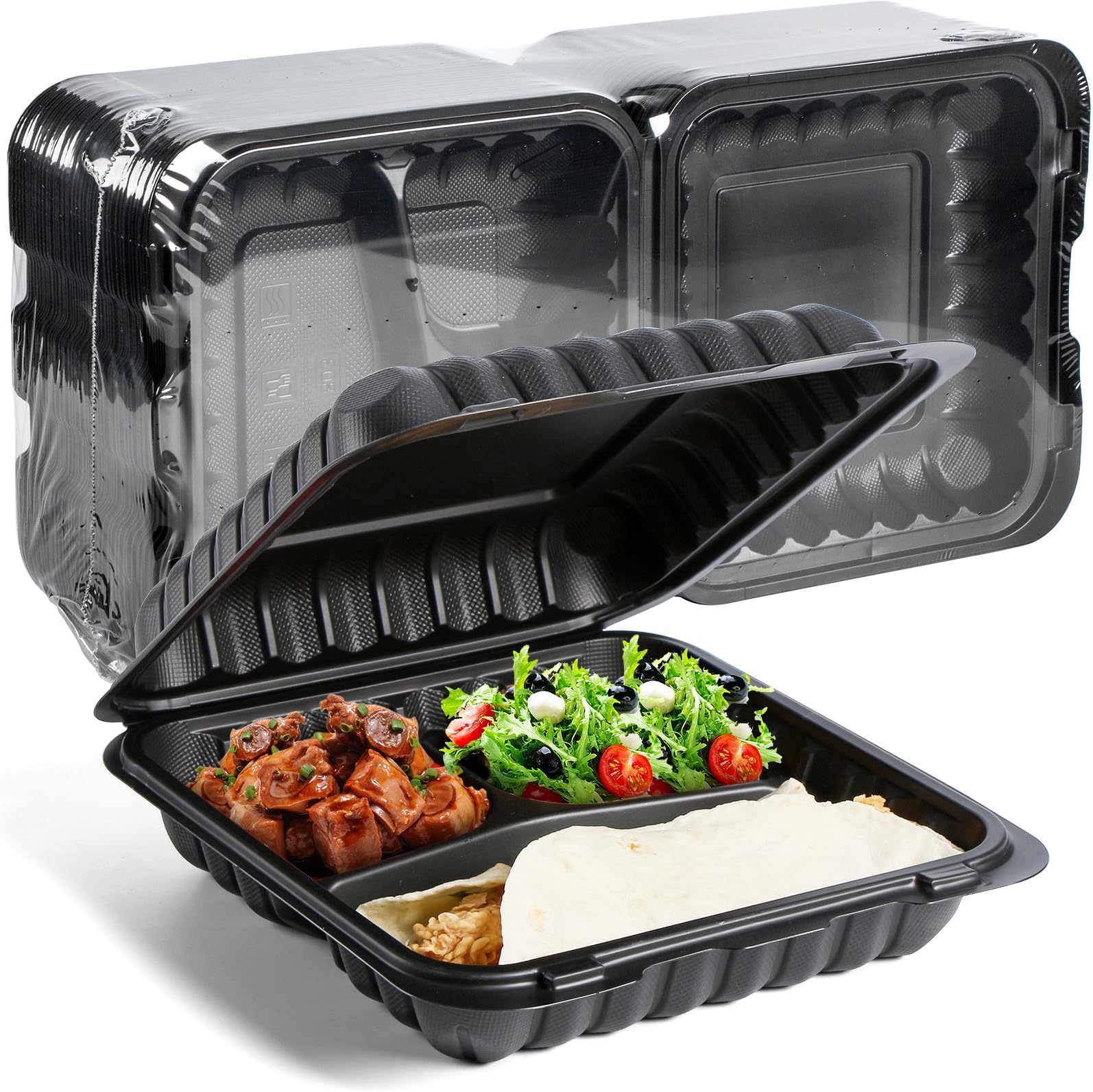 Flight attendant with food service cart