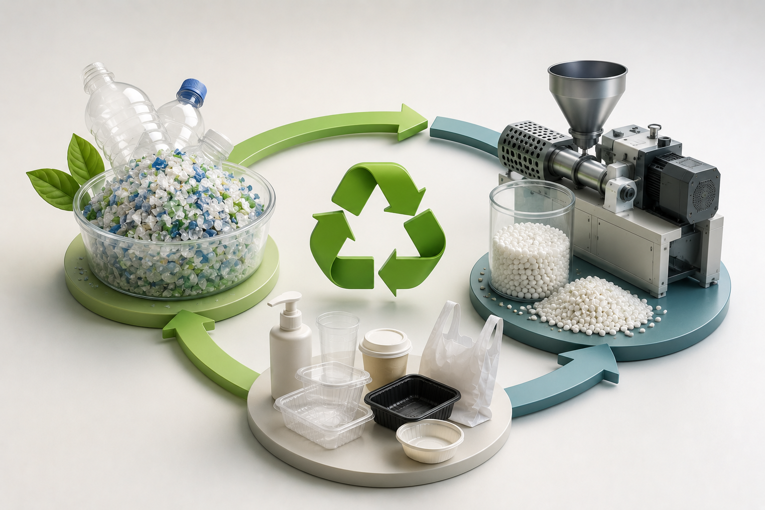 The Recycling Process Diagram